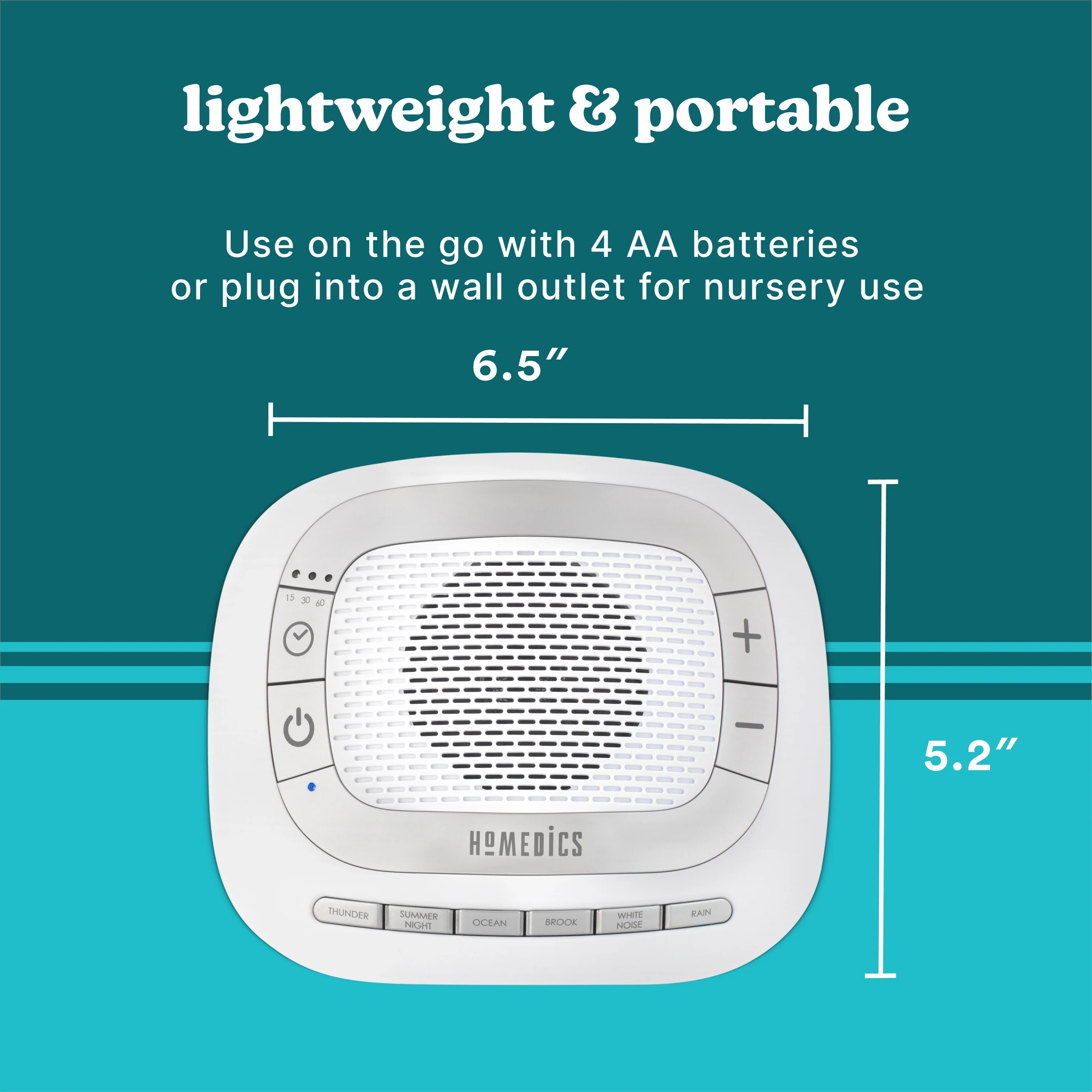 SoundSpa® Rejuvenate Portable Sound Machine - Image 3
